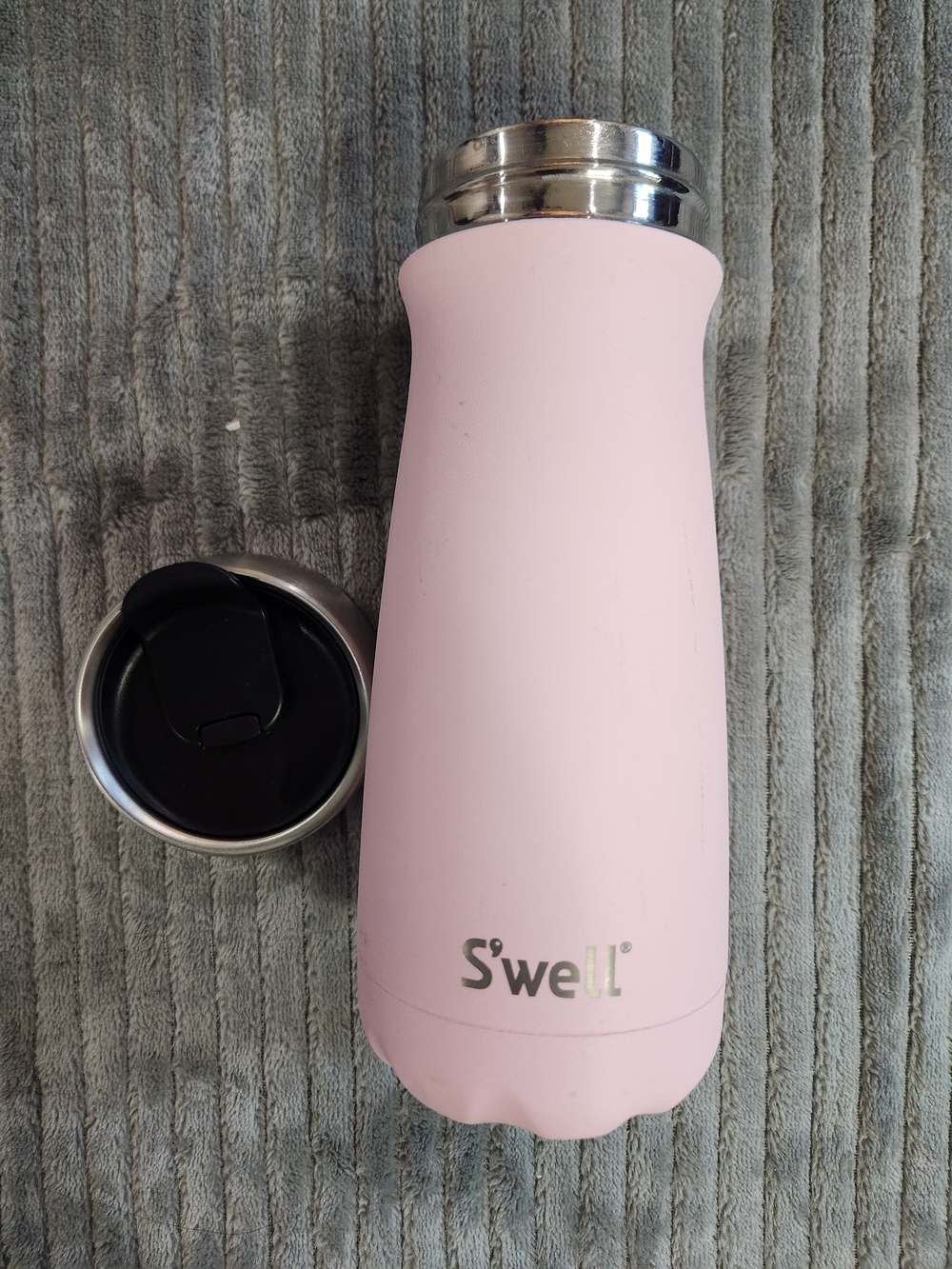 S'well Traveler Stainless Steel Insulated Bottle Pink Topaz